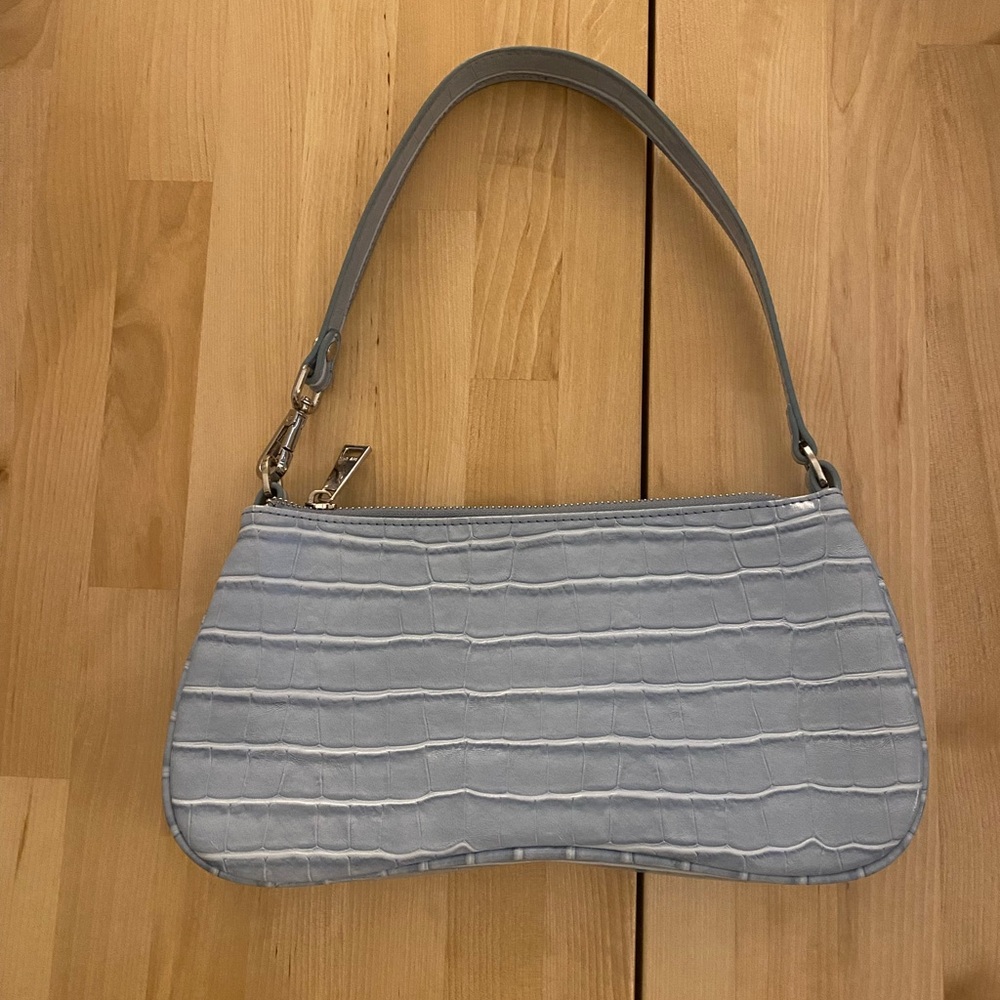 Jw Pei Eva Shoulder Croc Vegan Leather Bag Gem